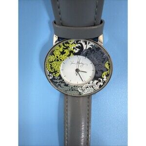 Vera Bradley Enamel Ladies Quartz White Dial Green 35mm Vintage Wrist Watch